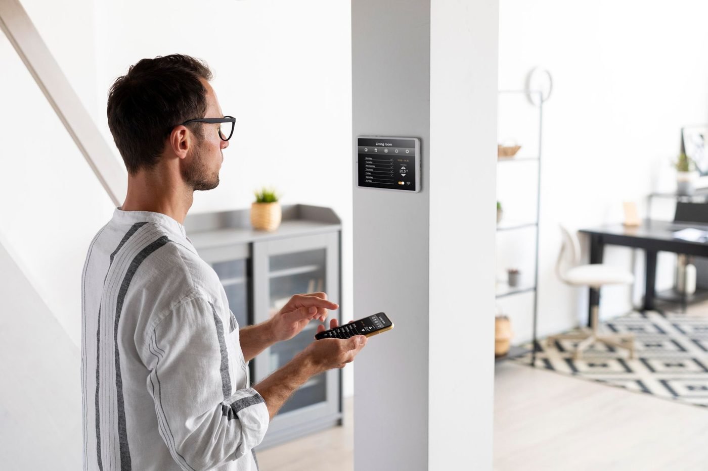 Family using phones and laptops on fast home Wi-Fi